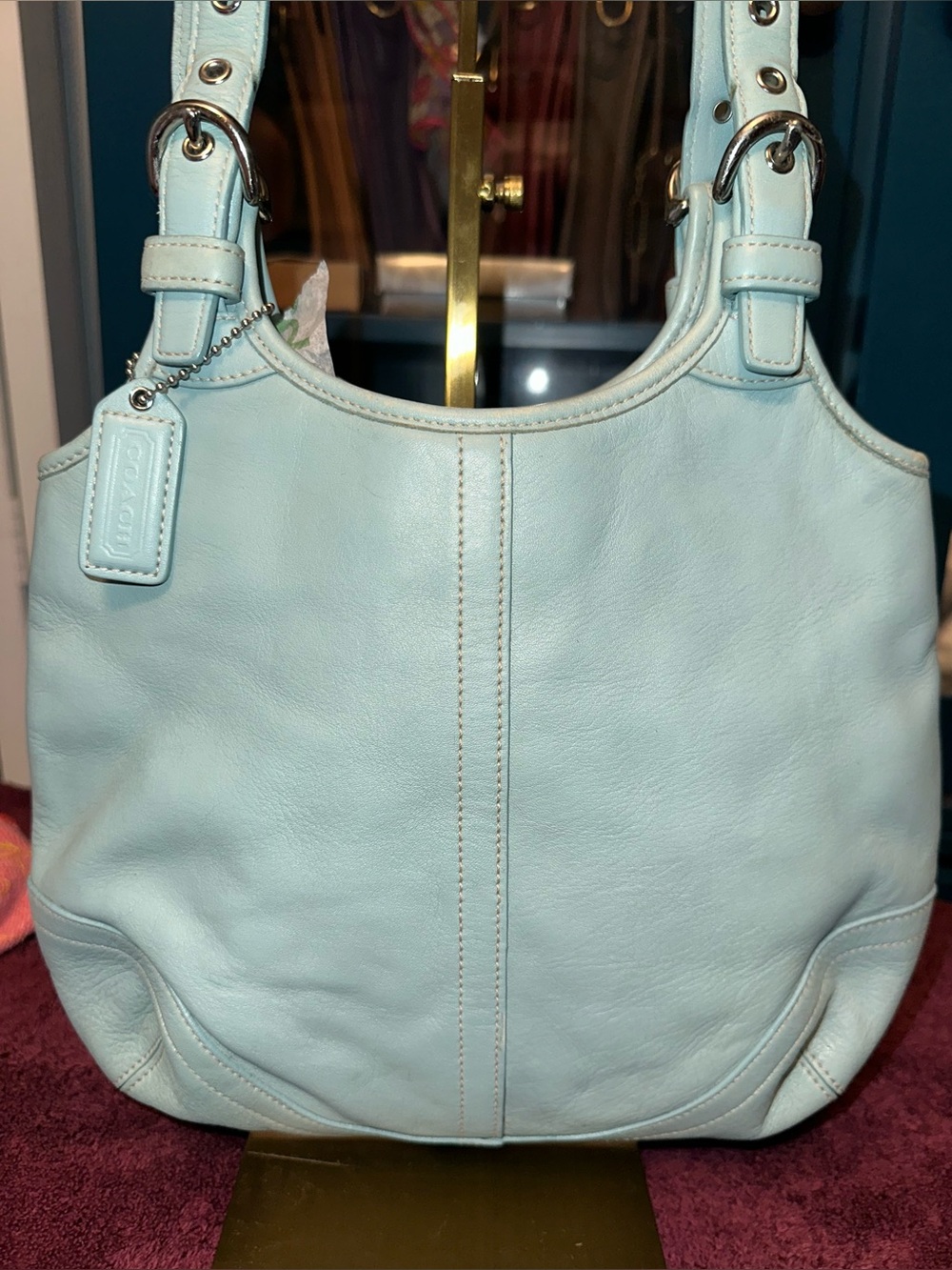 Coach Soho Slim 4983 Leather Hobo Bag